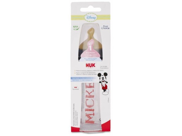 Nuk Biberón Fc+ Pp Con Tetina De Látex Mickey...