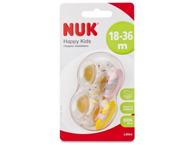 Nuk Chupete Classic Día Látex 18-36 Meses, 2...