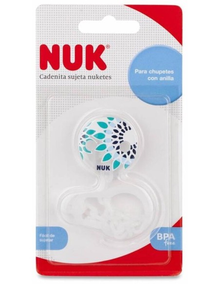 Nuk Cadenita Sujeta Chupetes Tritan, 1 Unidad