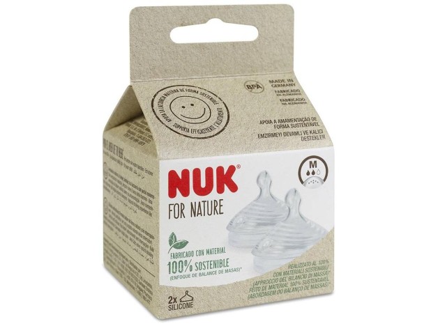Nuk Natura Sense Tetina Silicona Talla M 0-6 M,...