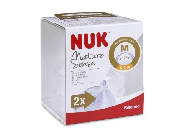 Nuk Natura Sense Tetina Silicona Talla M 0-6 M,...