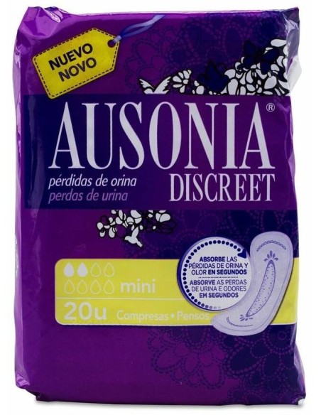 Discreet Compresas Incontinencia Mini 20 U