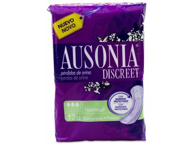 Discreet Compresas Incontinencia Normal 12 U