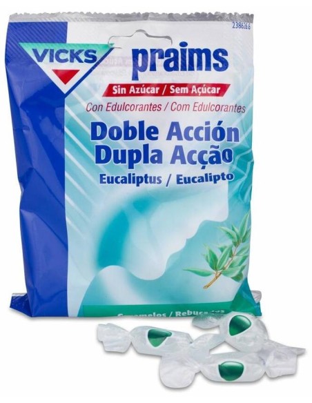 Vicks Praims Doble Acción Sin Azúcar, 60 G