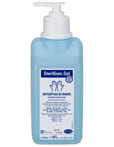 Sterillium Gel Biocida Antiséptico De Piel Con Válvula, 475 Ml