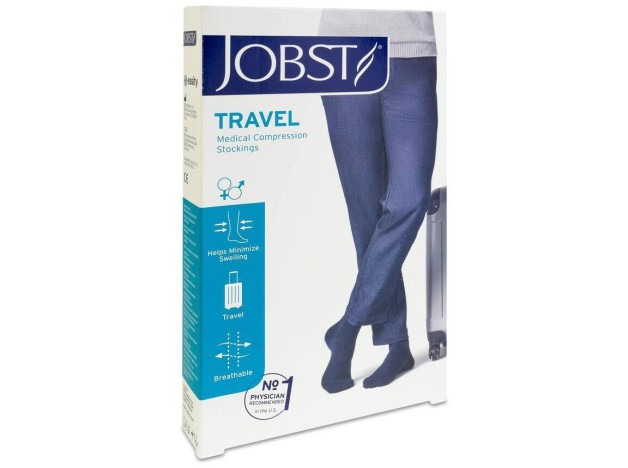 Jobst Calcetín Travel Negro Talla 2, 1 Par