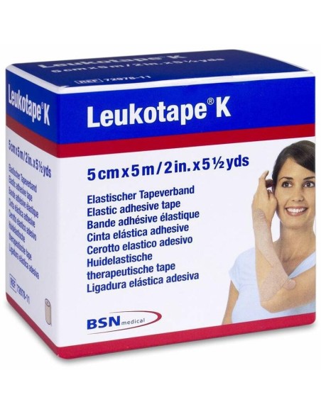 Leukotape K Vendaje Neuro Muscular Tecnica Vnm Beige 5 Cm X 5 C