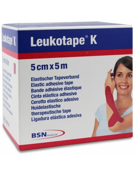 Leukotape K Cinta Autoadhesiva Elástica 5 Cm X 5 M, 1 Ud