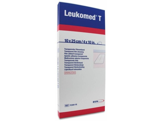 Leukomed T Apósito Transparente 10 X 25 Cm, 5 Uds