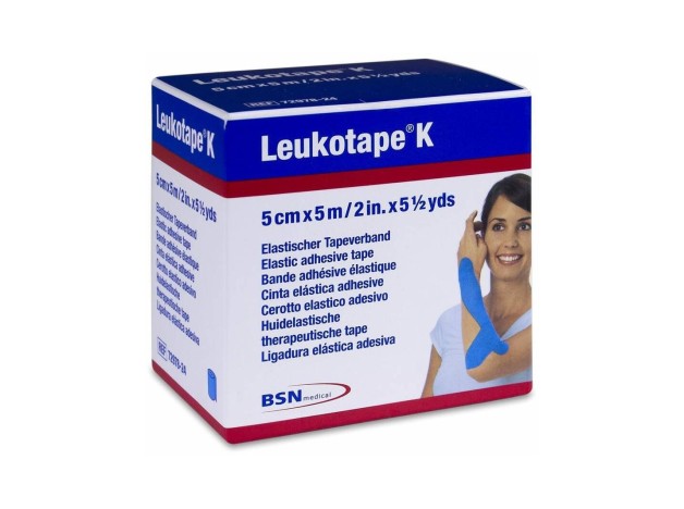 Leukotape K Azul Claro 5 Cm X 5 M, 1 Ud