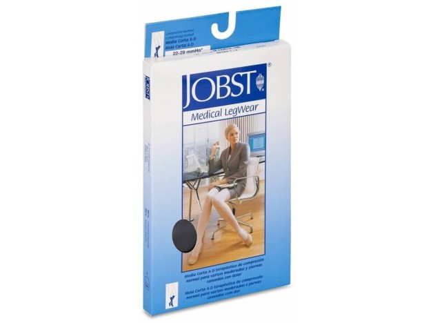 Jobst Media Corta 140 Negro Talla 6, 2 Unidades