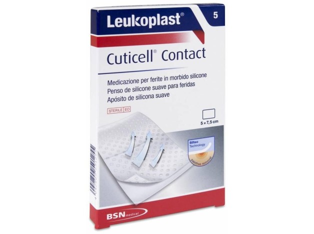 Leukoplast Cuticell Contact 5 Cm X 7,5 Cm, 5 Uds
