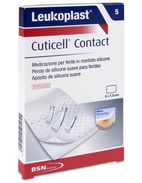 Leukoplast Cuticell Contact 5 Cm X 7,5 Cm, 5 Uds