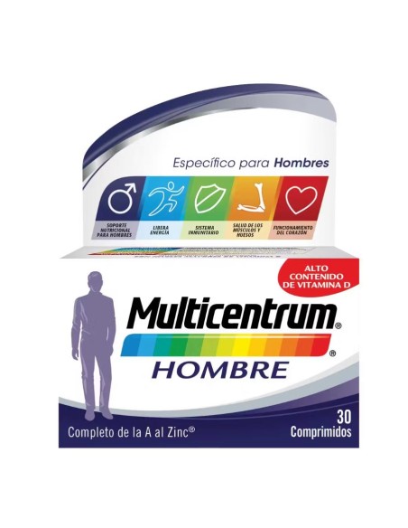 Multicentrum Hombre 90 + 30 Comprimidos Pack
