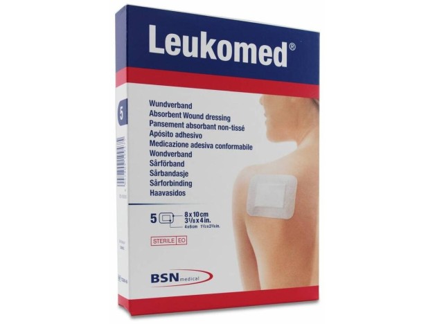 Leukomed Apósito Postoperatorio 8Cm X 10Cm, 5 Uds