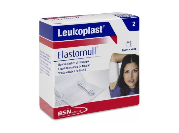 Leukoplast Elastomull 8Cm X 4 M, 1 Ud
