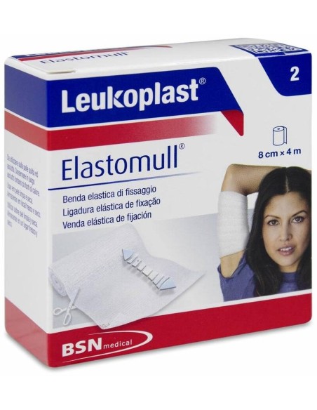 Leukoplast Elastomull 8Cm X 4 M, 1 Ud