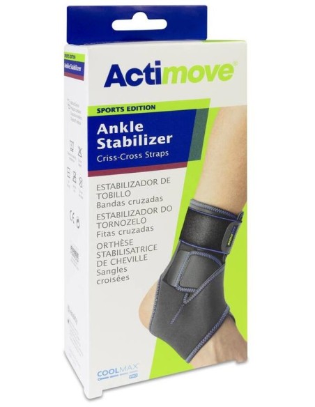 Actimove Estabilizador De Tobillo Con Bandas Talla Única, 1 Unidad