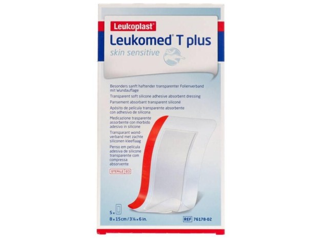 Leukomed T Plus Piel Sensible 8 X 15 Cm, 5...