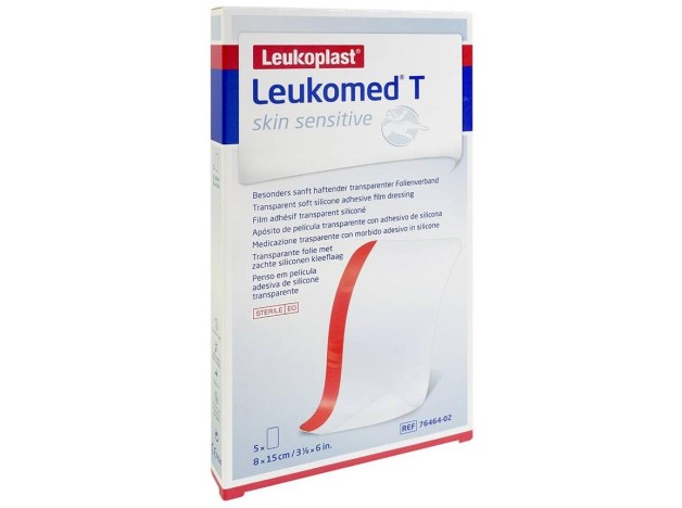 Leukomed T Skin Sensitive 8 X 10 Cm, 5 Unidades