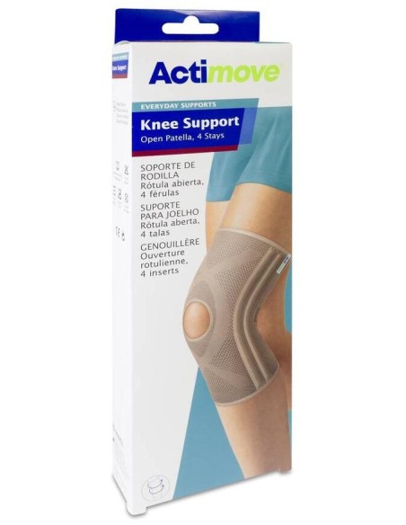Bsn Actimove Rodillera Rótula Abierta Flejes X4 Talla L, 1 Unidad