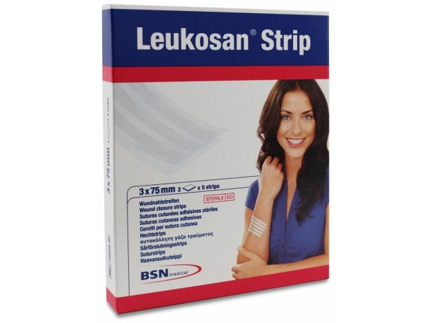 Leukosan Strip 3 X 75Mm, 5 Uds