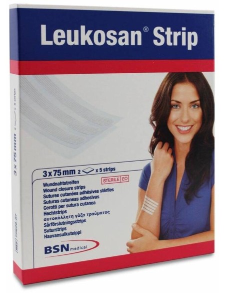 Leukosan Strip 3 X 75Mm, 5 Uds