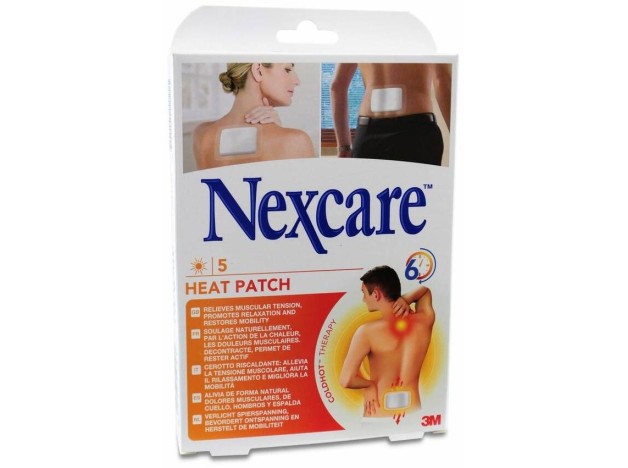 Nexcare Parche Térmico 9,5 X 13 Cm, 5 Uds