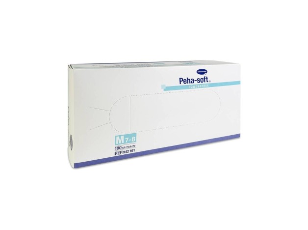 Peha-Soft Guantes Látex Desechables Sin Polvo...
