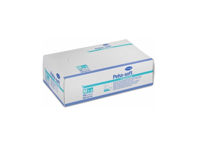 Peha-Soft Guantes Látex Desechables Sin Polvo...