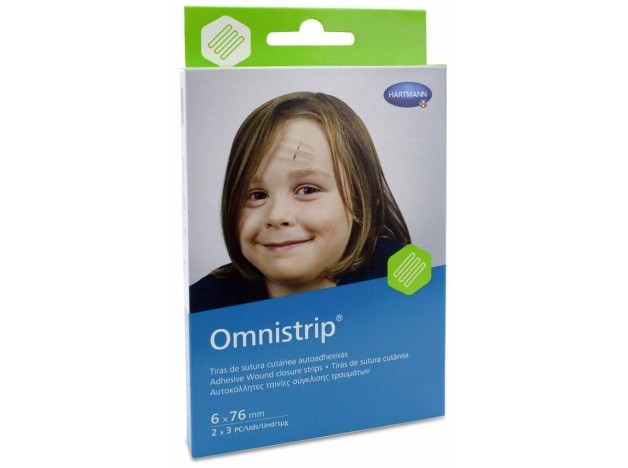 Omnistrip Sutura Cutanea Esteril 6Mm X 76Mm 2U