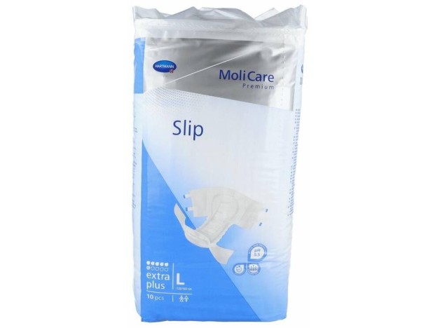 Molicare Premium Slip Extra Plus L, 10 Unidades