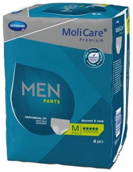Molicare Premium Men Slips Absorbentes T-M 5 Gotas 8 Uds