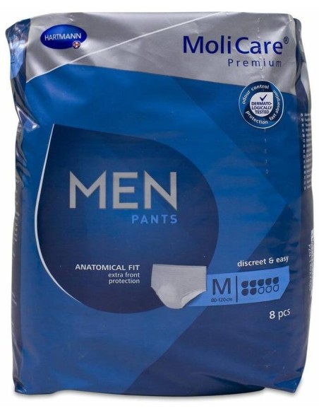 Molicare Premium Men Braga Incontinencia 7 Gotas Talla M, 7 Uds