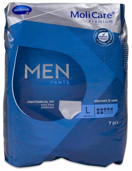 Molicare Premium Men Braga Incontinencia 7 Gotas Talla L, 7 Uds