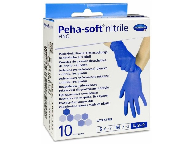 Peha-Soft Guantes Desechables De Nitrilo Talla...