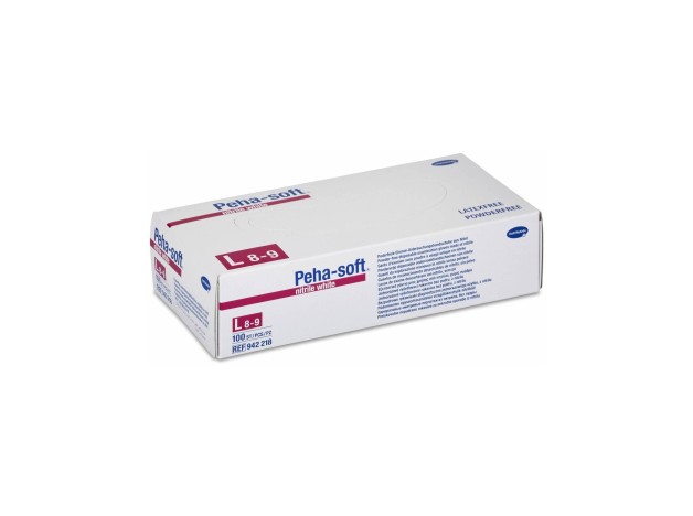 Peha-Soft Guantes Desechables De Nitrilo White...