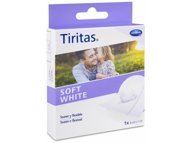 Tiritas Soft White 1 M X 8 Cm, 1 Ud