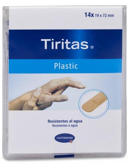 Tiritas Plastic Aposito Adhesivo 19 X 72, 14 Uds