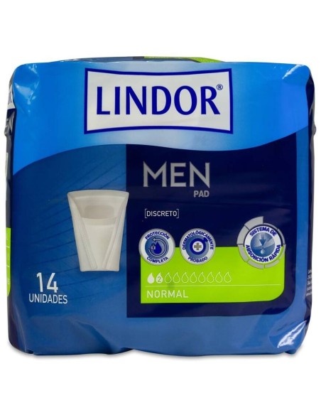 Lindor Men Pad Discreto 14Uds