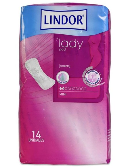 Lindor Lady Pad Compresas Normales 14Uds