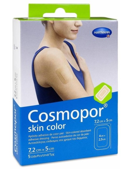 Cosmopor Skin Apósito Esteril Color Beige 7_2X5Cm 5Uds