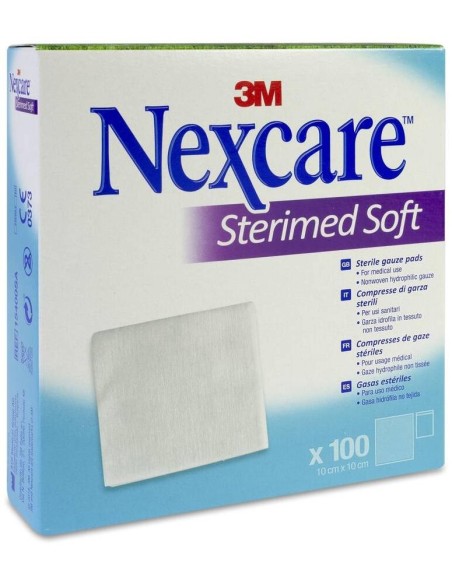Nexcare Sterimed Soft Gasas Estériles 10 X 10 Cm, 100 Gasas