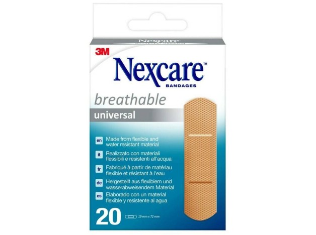 Nexcare® Universal Tiras Protectoras 19X76Mm 20Uds
