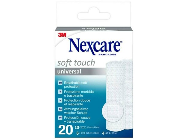 Nexcare Soft Surtidas, 20 Uds
