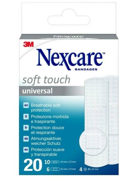 Nexcare Soft Surtidas, 20 Uds