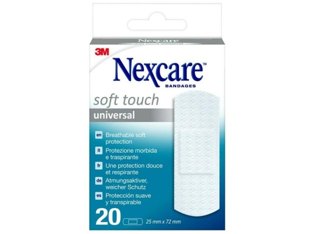 Nexcare® Soft Apósitos 19X76Mm 20Uds