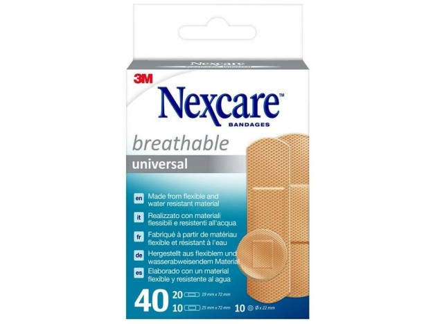Nexcare Universal Surtido Impermeable, 40 Uds