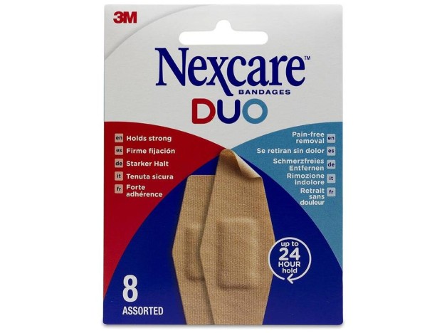 Nexcare Duo Silicona Surtido De 8 Vendajes...