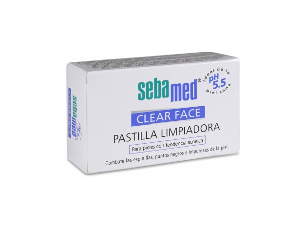 Sebamed Clear Face Limpiador En Pastilla, 100 G